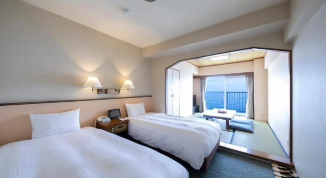 Двухместный номер Standard Tatami Area Hotel Resorpia Atami