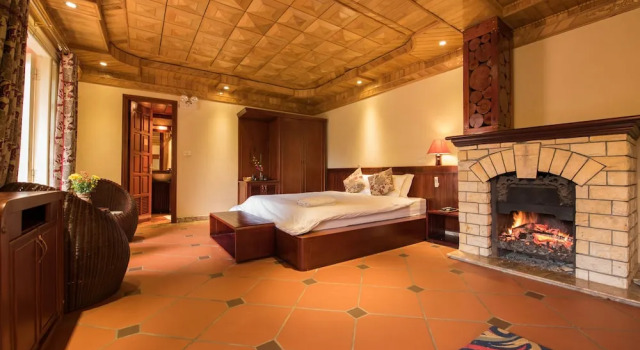 Двухместный номер Luxury с балконом и с видом на горы Sapa Garden Bed and Breakfast