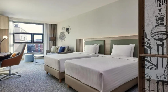 Superior Twin room Courtyard by Marriott Berlin City Center