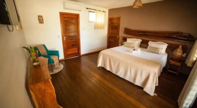 Двухместный номер Deluxe Цокольный этаж с балконом Vila Coqueiros Boutique Hotel