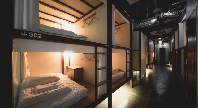 Кровать в общем номере (женский номер) HELIO HOSTEL SAPPORO