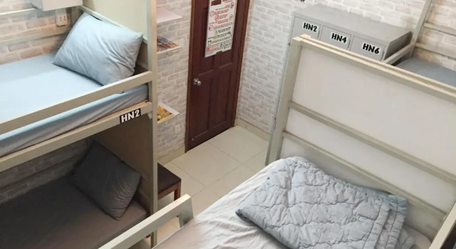 Кровать в общем номере S Phuot Ban Me Homestay