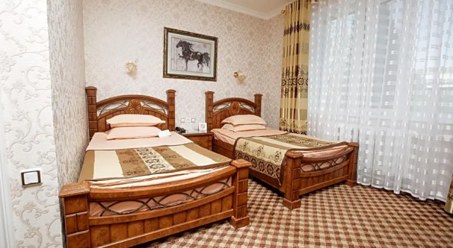 Номер Standard с красивым видом из окна Hotel Asia Khiva