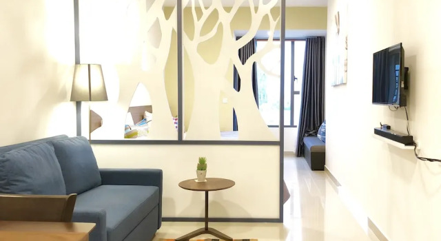 Апартаменты с видом на город Herla Central Saigon 1 River Gate Ben Thanh