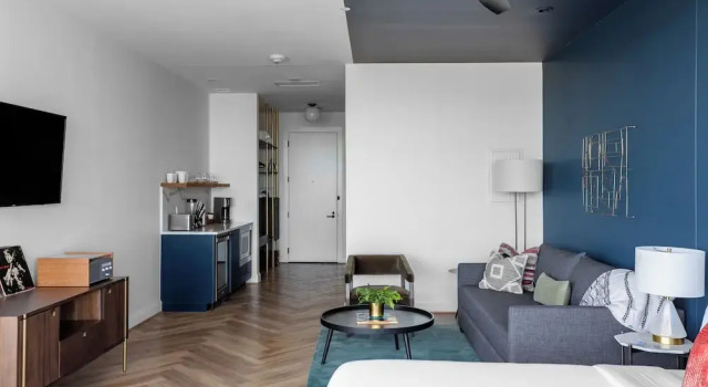 Двухместная студия для людей с ограниченными возможностями Mint House Dallas Downtown By Kasa