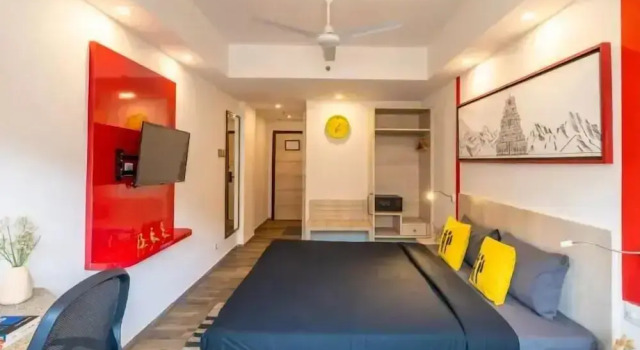 Двухместный номер Premium с балконом и с красивым видом из окна The Hosteller Bam Rishikesh - Poshtel