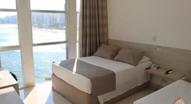 Номер Comfort Grand Hotel Guarujá - A sua Melhor Experiência Beira Mar na Praia