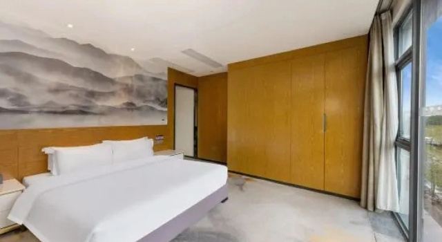 Двухместный люкс c 1 комнатой Yunzhu No.1 Hotel (Guangzhou Olympic Sports Center, Tianhe Zhucun Metro Station Branch)
