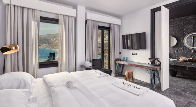 Myconian Avaton, Mykonos, a Member of Design Hotels, Забронировать Бутик-отель Отели Аполло с бассейном, Бассейн