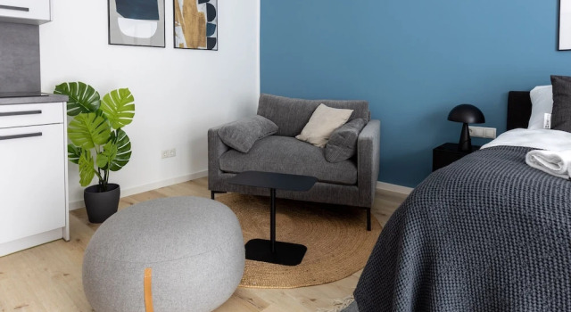 Люкс Standard с балконом Limehome Osnabrück Johannisstraße