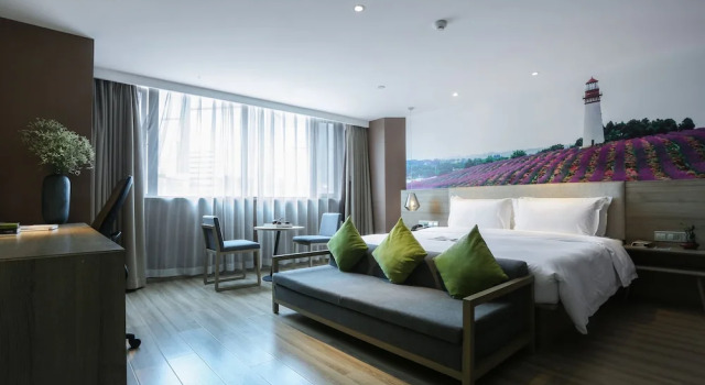 Люкс Deluxe Atour S Hotel Chengdu Wenshu Monastery Chunxi Road
