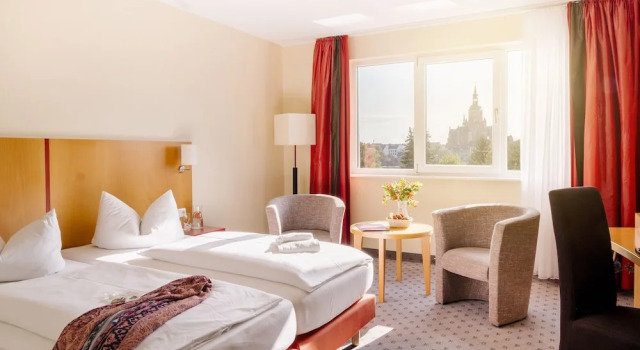 Одноместный номер Comfort с видом на город Hotel am Jungfernstieg