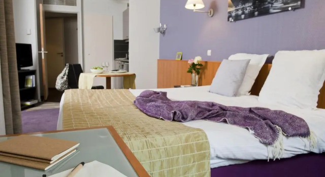Двухместная студия Aparthotel Adagio La Défense Le Parc