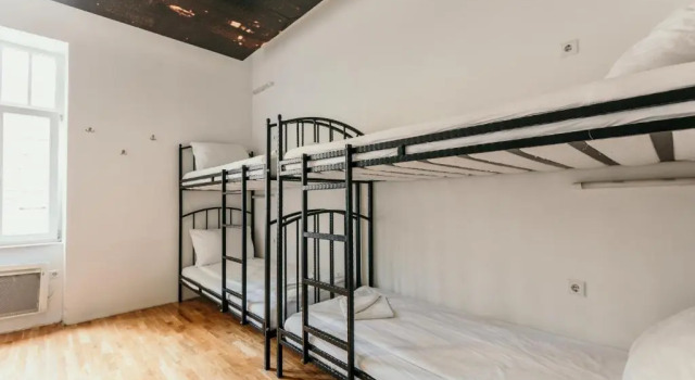 Кровать в общем номере Hostel Franz Ferdinand