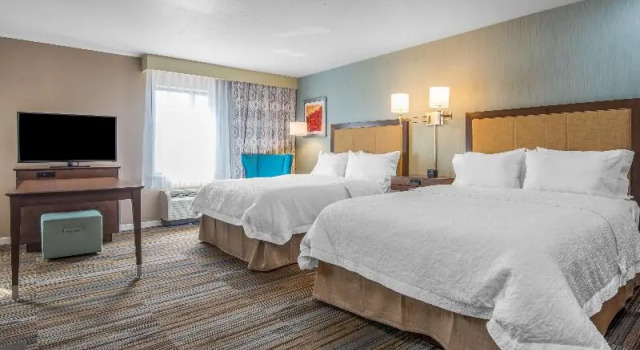 Четырёхместный люкс c 1 комнатой Hampton Inn & Suites Los Alamos
