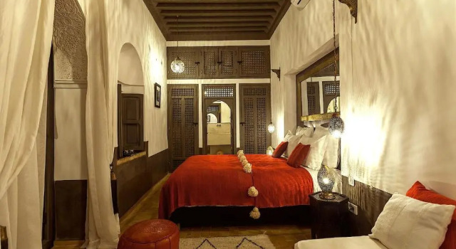 Люкс с балконом Riad Jardin Des Sens & Spa