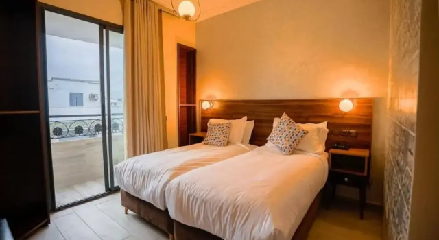 Двухместный номер Classic с балконом и с видом на город Hotel Arabesque