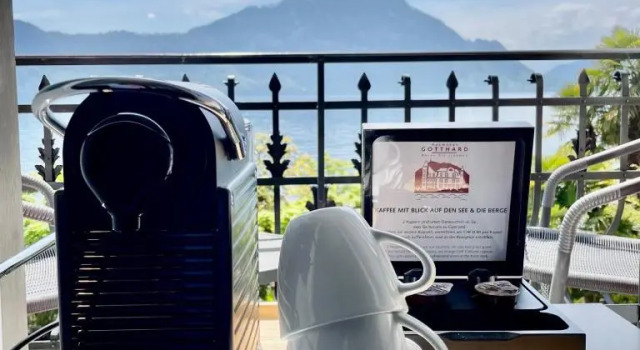 Двухместный номер Superior с видом на озеро Seehotel Gotthard