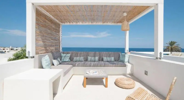 Двухместный номер Deluxe с балконом Skyros Ammos Hotel