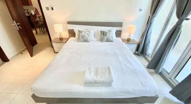 LKV - 1bed with 2 balconies in JLT, Забронировать Апартаменты/квартира Апартаменты Эмирата Дубая, рядом с Dubai Marina Yacht Club, Апартаменты/квартира