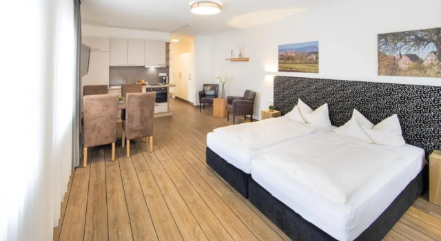 Апартаменты с 2 комнатами Hotel Am Kurpark Späth