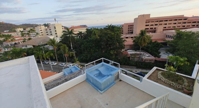 Двухместный номер Premium с 2 комнатами с частичным видом на океан Hotel Plaza Huatulco Bungalows