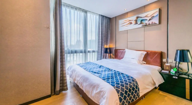 Люкс Deluxe Green lemon tree International Apartment Beijing Road Jiedeng Metropolis Store
