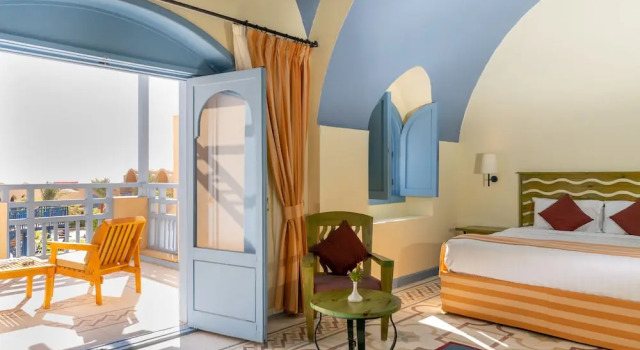 Номер Standard Дуплекс с видом на сад El Wekala Aqua Park Resort