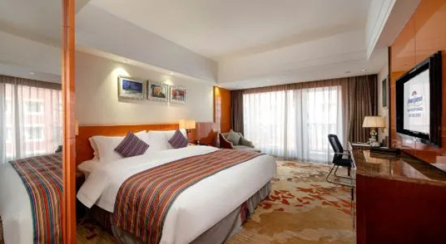 Двухместный номер Deluxe Howard Johnson Tianyuan Resort Jiuzhaigou