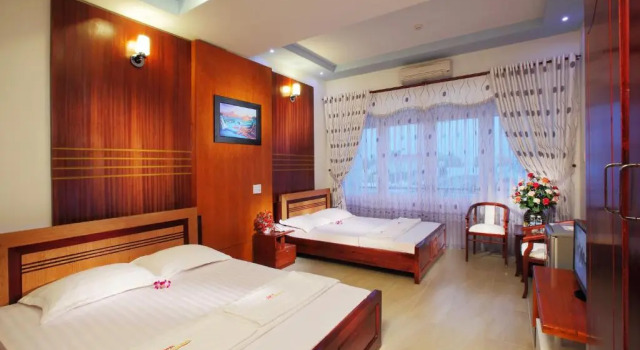 Четырёхместный номер Standard с видом на море Gold Stars Hotel