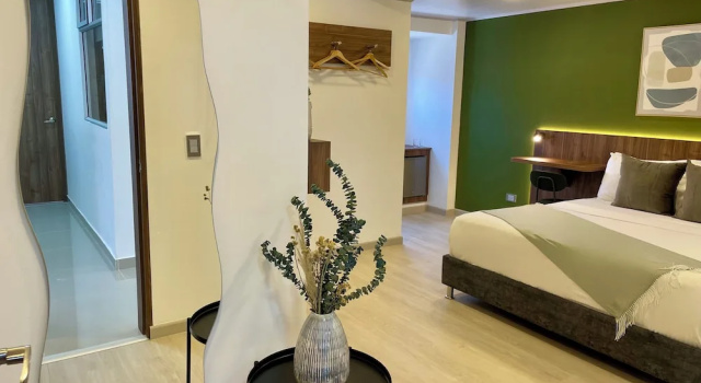 Двухместный номер Business с балконом 122 Plaza Apartahotel