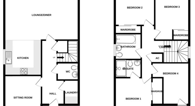 Коттедж Stylish 4-br House - Free Parking Nice Garden