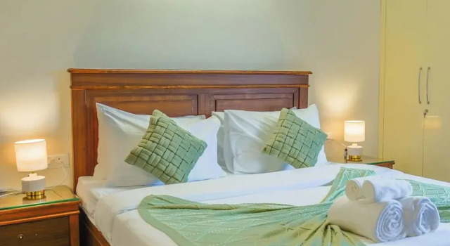 Апартаменты Alaya Stays Veera Marina 3 BHK Apartment