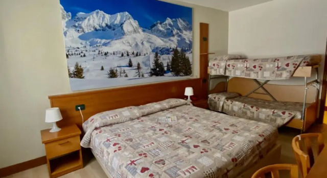Четырёхместный номер Standard Hotel Sciatori 3 Stelle Superior
