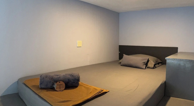 Кровать в общем номере The Jungle Hostel Canggu