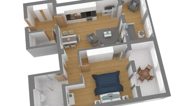 Апартаменты Comfort с балконом MyHome Ruegen - Haus Johanneshorst