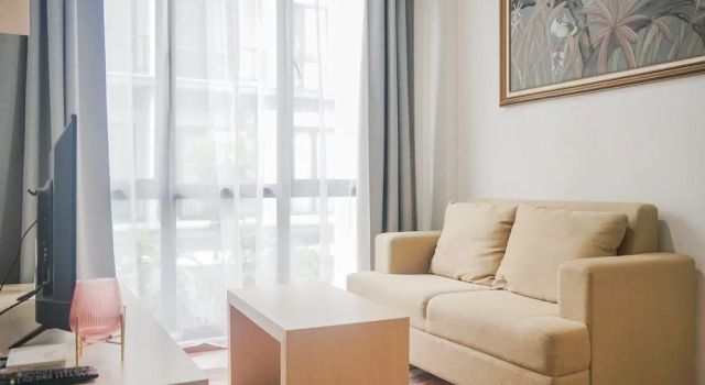 Warm and Cozy 1BR at Asatti Apartment Vanya Park