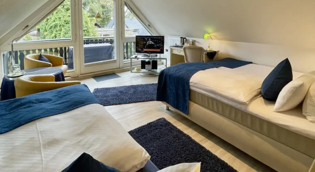 Двухместный номер Comfort с балконом Villa am Park