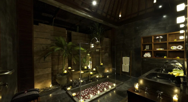 Вилла Luxury с 4 комнатами oceanfront Aventus Luxury Beachfront Villa Gianyar