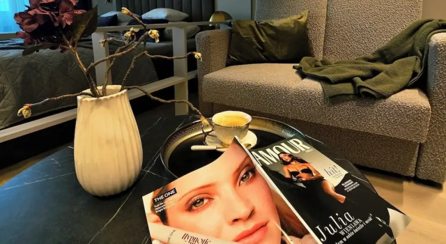 Студия Deluxe c 1 комнатой с балконом и с видом на город Baltic Infinity Apartments