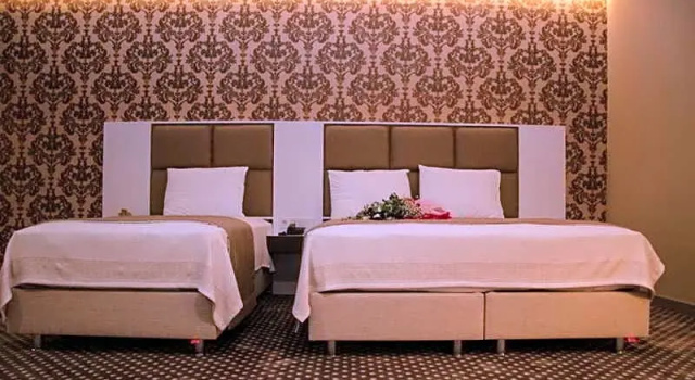 O podwyższonym standardzie dwuosobowy pokój z widokiem na miasto Comfort Haramidere