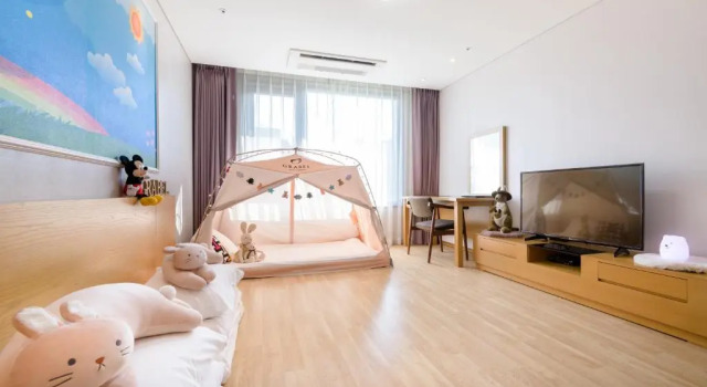 Номер Ондоль Kids с видом на город Grabel Hotel Jeju