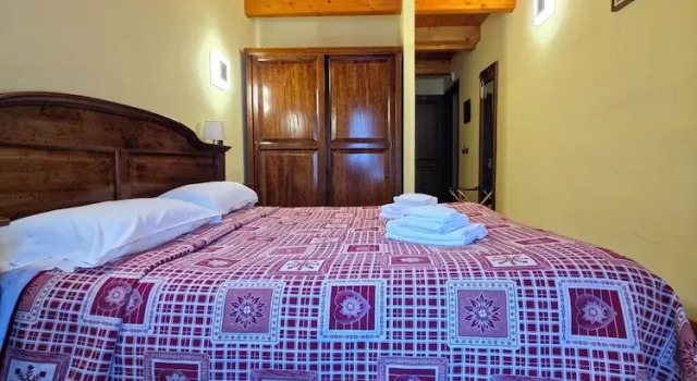 Двухместный номер Deluxe с балконом и с видом на горы Hotel Chalet dOulx