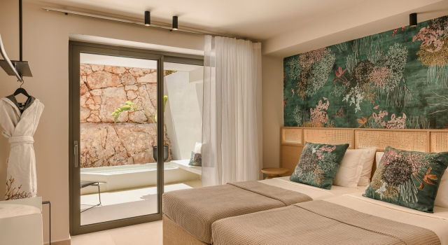 Вилла с 3 комнатами с видом на море Lefkogea Villas & Apartments