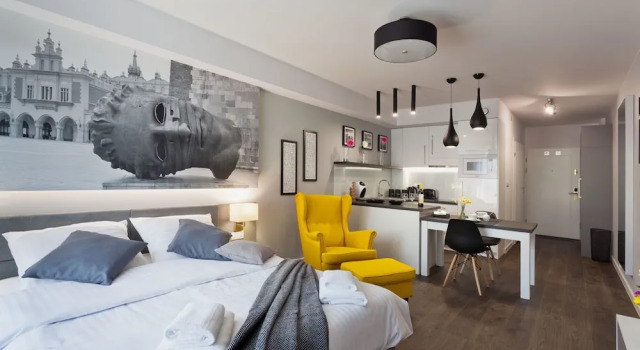 Двухместный люкс Deluxe City of the Kings City Point Apartments