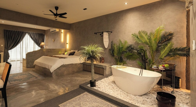 Студия Deluxe NaiBnB in Quill Residences