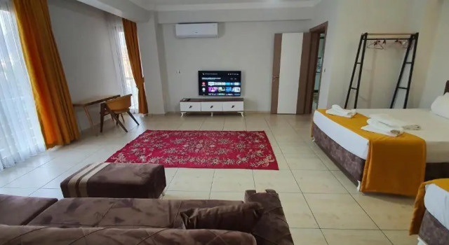 3+1 sea1km 125mt2 Furnished luxury apartment 1.kat