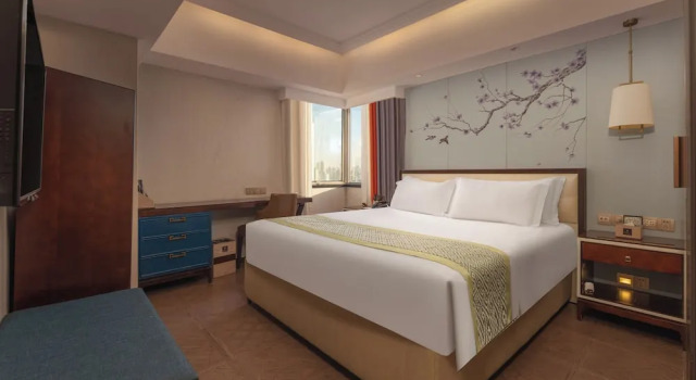 Двухместный номер Standard MEHOOD LESTIE Hotel (Shanghai Xujiahui Wukang Road)