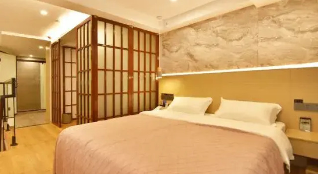 Двухместный люкс Дуплекс Gongyujia·Designer Light Luxury Art Hotel