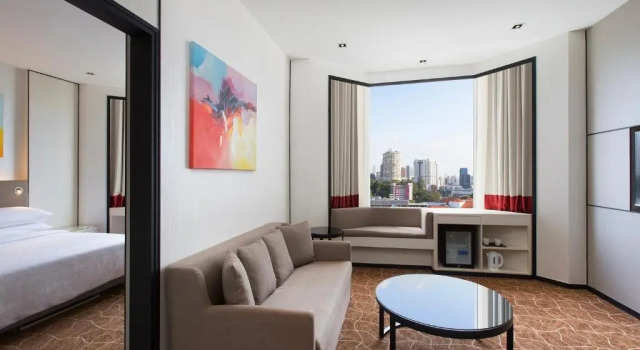 1 soveværelse i dobbelt suite med byudsigt Riverview Hotel Singapore